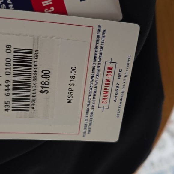 CHAMPION BRAND SIGNATURE BOYS BLACK SHORT SLEEVE SOCCER TEE-SHIRT SIZE LARGE - Picture 6 of 13